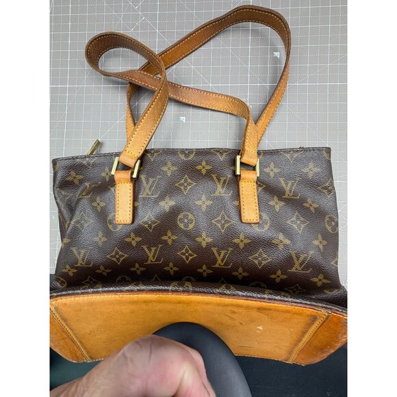 Vintage Louis Vuitton Monogram Canvas Tote Bag READ AS IS - Picture 3 of 11